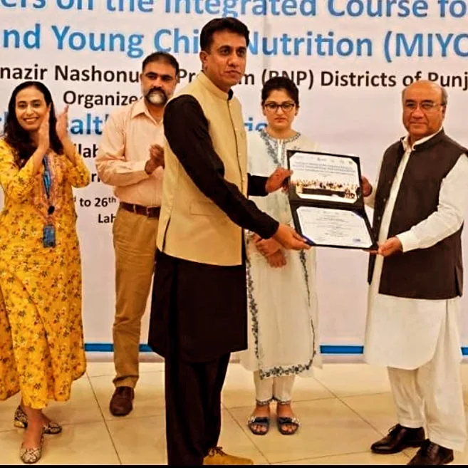 Dr. Irshad Ahmad Malik at a professional event